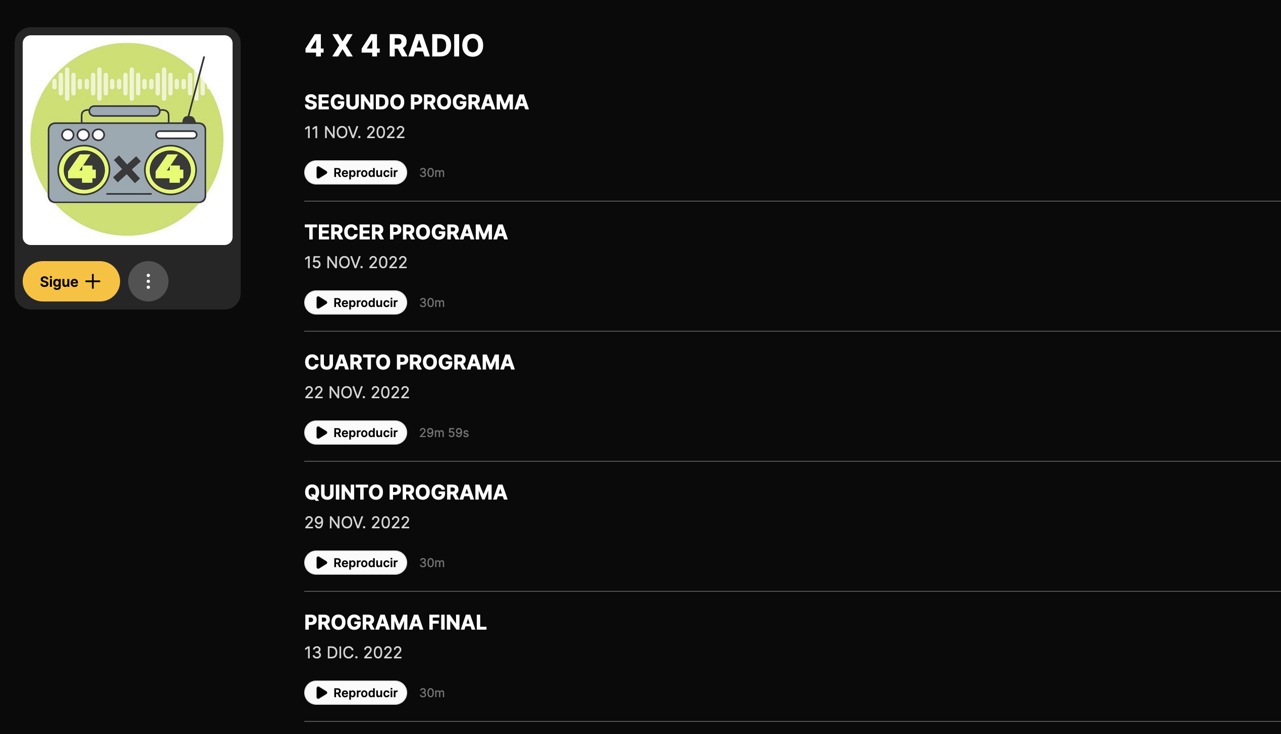 Captura de 4x4